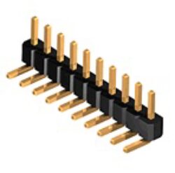 Pin Header SM C02 6100 03 AR - Schmid-M: Header RM 2,00mm Right-Angled, Single Row Single Insulator;  3 Pin H=1,5mm; A=4,00mm; B=2,3mm